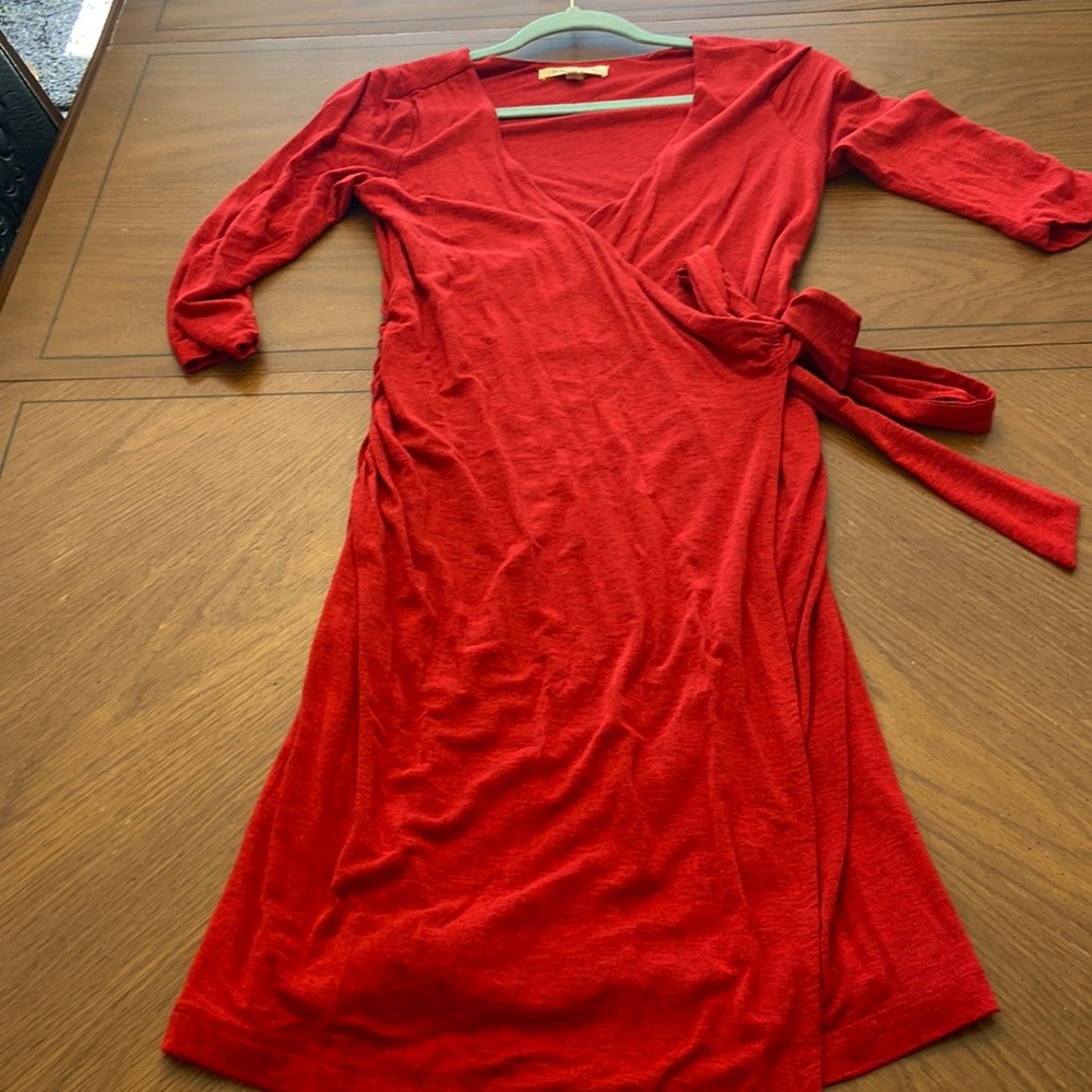 Black Swan Red Wrap Dress